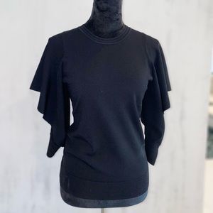 Opening Ceremony Black Crew Neck Sweater. Open sleeves Size: S